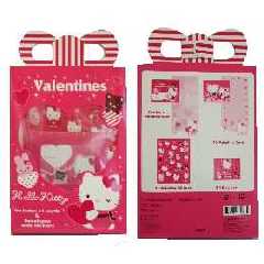 Hello Kitty Briefpapier Valentine Set