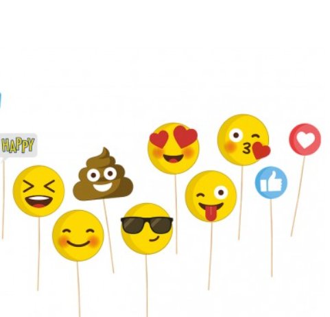 Foto Accessoires Set Emoji,12 Teile