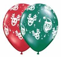 Santa und Rudoloph Luftballons