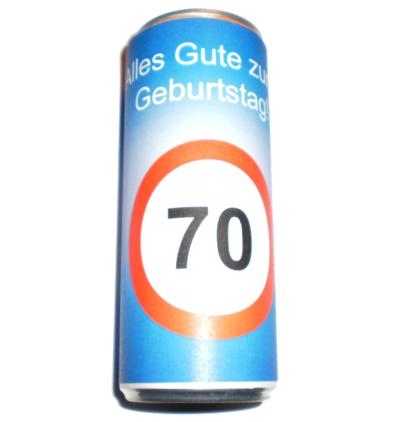 Alles Gute zum 70. Geburtstag - Energy Drink