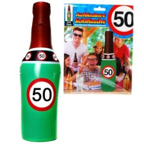 Aufblasbare Sektflasche 50