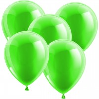 100 Luftballons 30 cm - Metallic - Limone