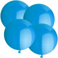 1 Luftballon XL -  50cm - Hellblau