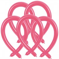 100 Modellierballons - 260Q - Pink