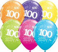 Latex Luftballons zum 100. Geburtstag