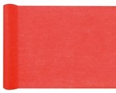 Tischlufer aus Vlies, 25m - rot