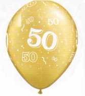 Luftballon-100 Stck +Goldene Hochzeit+