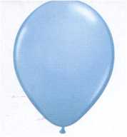 Luftballons Hellblau, 100 Stck Rundballons