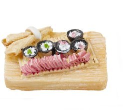 Asia-Tablett mit Sushi