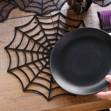 Halloween - Spinnennetz Tischset
