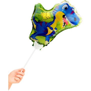 Folienballon T-Rex am Stab