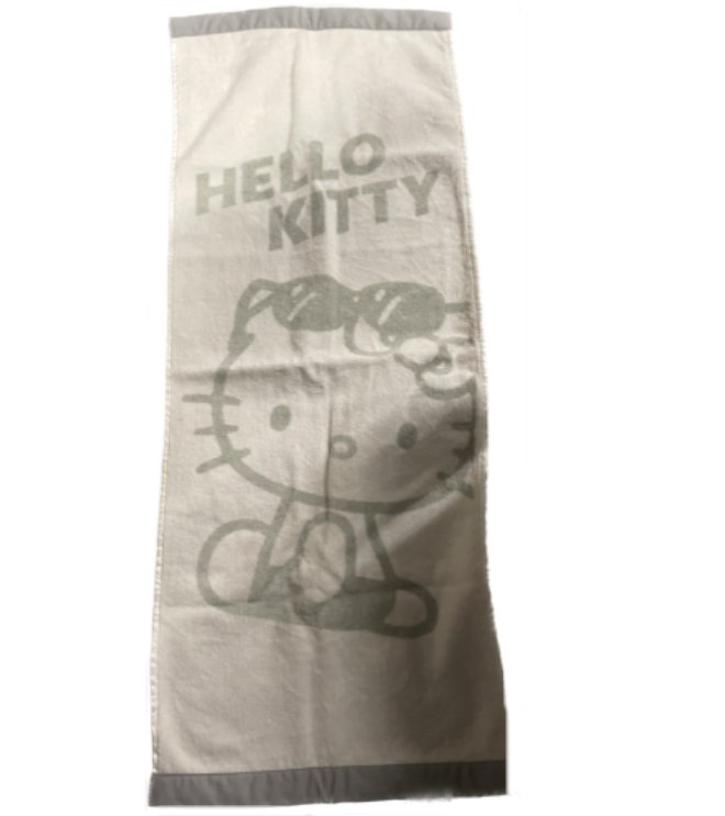 Hello Kitty Handtuch, wei