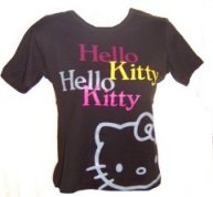 Hello Kitty-T-Shirt LAYER Black