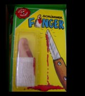 Scherzartikel-Schlimmer Finger