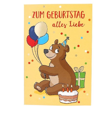 Musikkarte Jump Outs zum Geburtstag