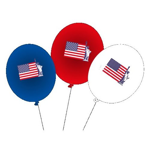 USA Ballons, 9 Stck