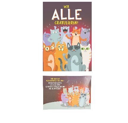 Musikkarte mit berraschung