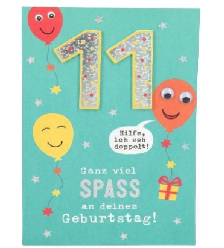 Karte zum 11.Geburtstag