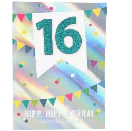 Karte zum 16.Geburtstag