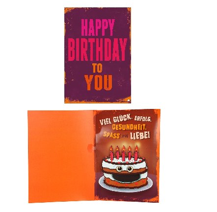 Musikkarte mit berraschung