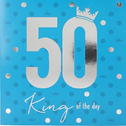 Musikkarte zum 50.Geburtstag