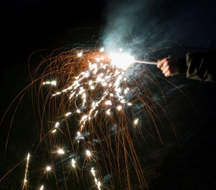 Feuerwerk -Glitzerregen, 4 Stck