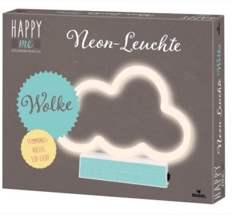 Happy me Neon-Leuchte Wolke