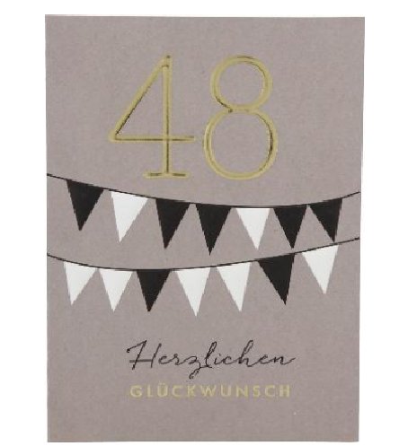 Karte zum 48.Geburtstag