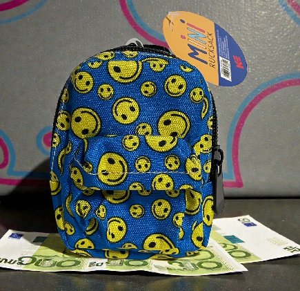 Mini Rucksack Smile Gesichter