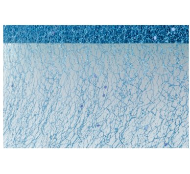 Tischlufer blau glitter 10cm x 5m