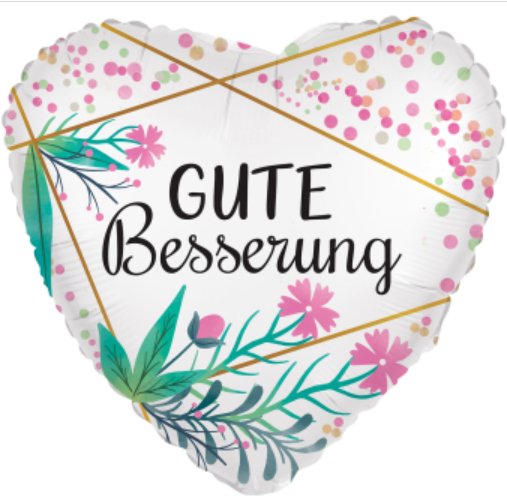 Gute Besserung Folienballon