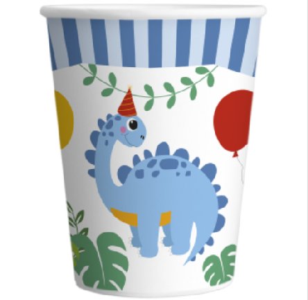 Dinosaurier Party Becher, 8 St�ck