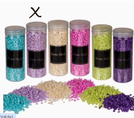 Deko-Sand, grobkrnig, flieder