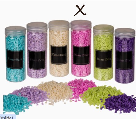 Deko-Sand, grobkrnig, pink