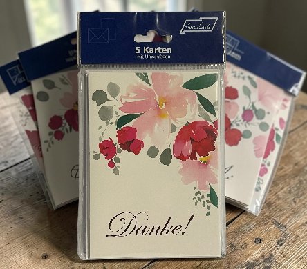 Danke Karten zur Hochzeit