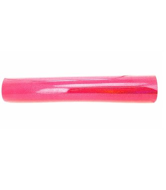 Folien-Rolle 100m x 25 cm, Holografie pink