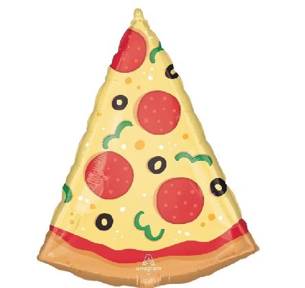 Folienballon Pizza Party