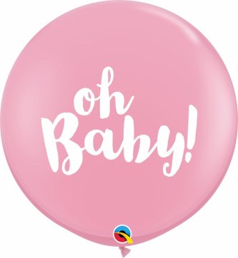 Oh Baby, pink - Riesenballon, 90 cm