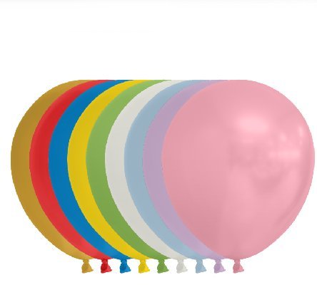Luftballons 100 St�ck Pearl Metallic, 13 cm
