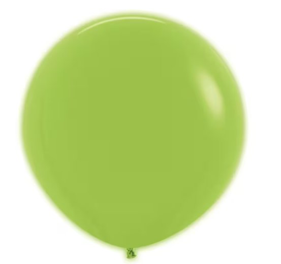 Neon Gr�n Latexballon, 3 St�ck