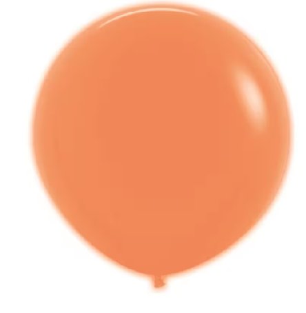 Neon Orange Latexballon, 3 St�ck