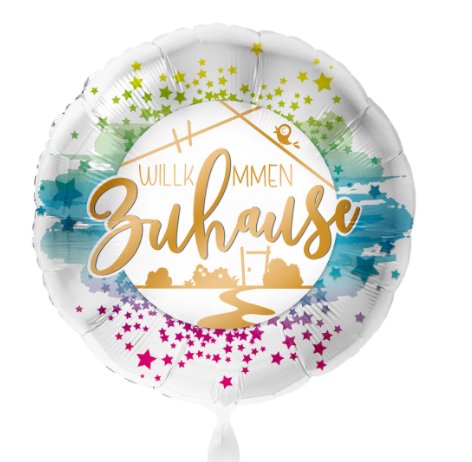 Willkommen Zuhause Ballon