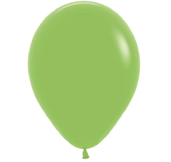Luftballon Hellgr�n rund 30 cm, 10 St�ck