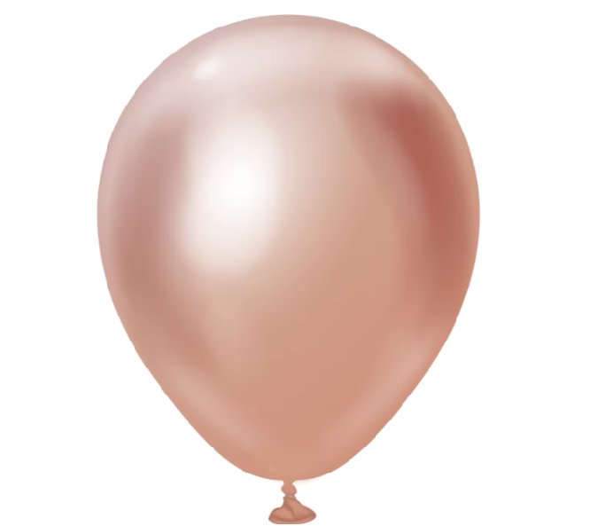 Luftballon Rosegold rund 30 cm, 10 St�ck