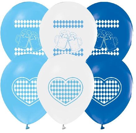 Luftballons Bavaria mit Aufdruck