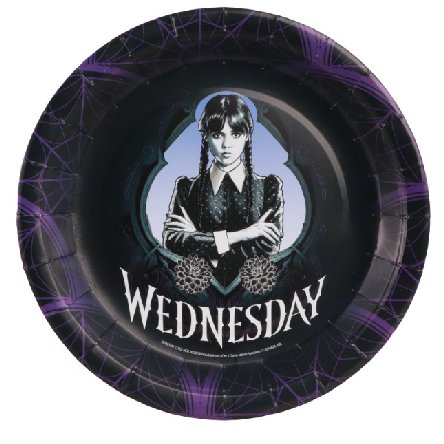 Wednesday Pappteller, 8 Stck