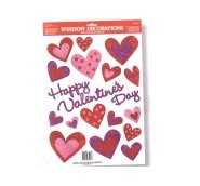 Fenster Herz Valentinstag Sticker
