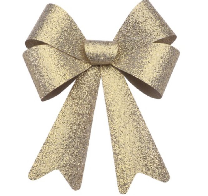 Riesen Schleife 36,5 x 50,8 cm, gold