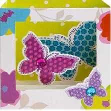 3 D Pop Up Karte Geburtstag Butterfly