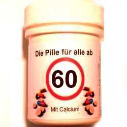 Geschenke 60. Geburtstag: Die Pille fr alle ab 60